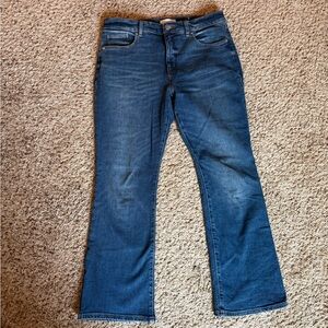 LOFT Dark Blue Boot Cut Jeans